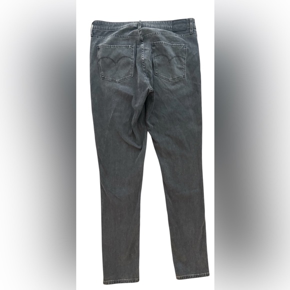 721 Levis High Rise Skinny Washed Black 33R - Picture 4 of 7